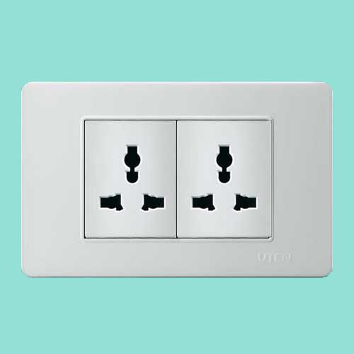 Bộ công tắc ổ cắm 3 chấu Uten V3.0